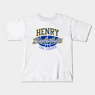 Henry Basketball The Legend Custom Player Your Name Kids T-Shirt